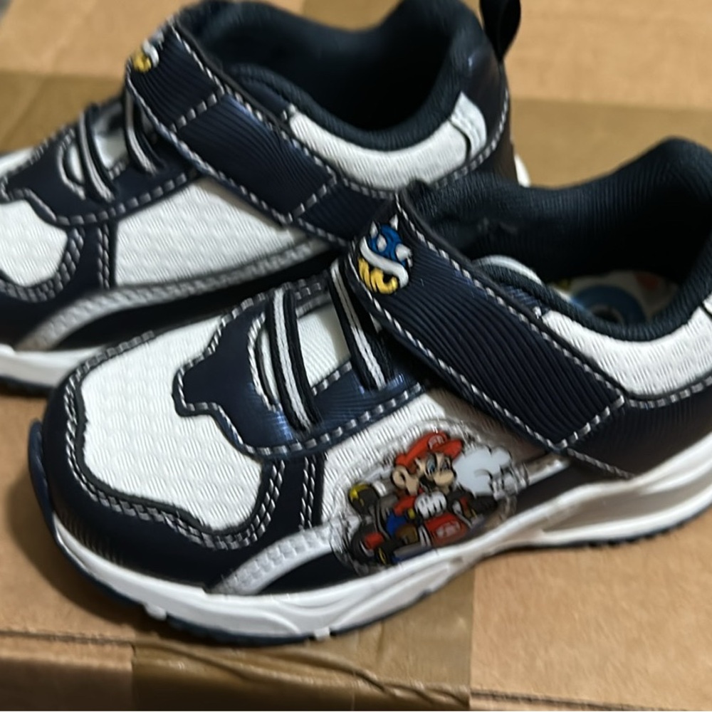 Kids Character Sneakers - Navy and White